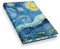 Notizbuch Echtleinen Van Gogh Die Sternennacht: mit hochwertigem, unliniertem Zeichenpapier, Leinenbindung und Motiv-Farbschnitt (Notizbücher für Kunstliebhaber, Band 2)