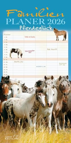 Familienplaner Pferd 2026: Pferdeglück