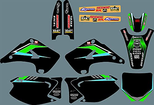 DST0086 Custom Decal Kit Motorcross Graphics Sticker für Stickers Kits for Kawasaki KX125 KX250 2003 2004 05 06 07 08 09 10 11 2012