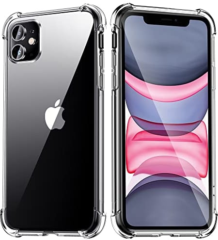 Migeec for iPhone 11 Case - Crystal Clear Hybrid Material Covers Air Cushion Gel Bumper Technology Full Protection Phone cases for iPhone 11 6.1 inch