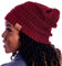 Beautifully Warm Damen Wintermütze | Slouchy Beanie Satin gefütterte Mütze für Damen mit abnehmbarem Bommel (002-Burgund), 002-burgund, Large