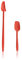 Kochblume Geizhals Set, Restelöffel, Flexlöffel S | Premium Premium-Silikon & BPA freimit Edelstahlkern | In der bunten Box (rot, 2er Set)