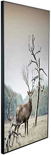 Ecowelle Infrarotheizung mit Bild | 750 Watt | 60x120 cm | Infrarot Heizung| | Made in Germany| b 105 Hirsch