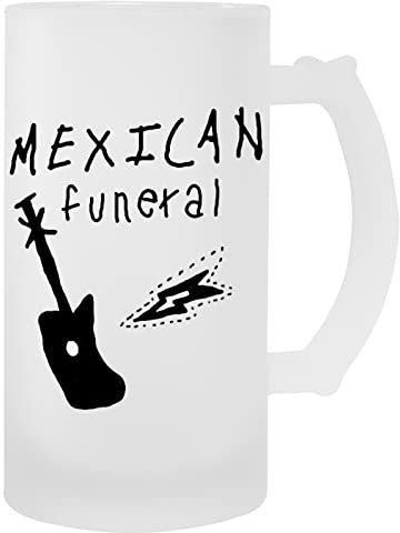 Mexican Funeral Transparent Becher Bier Herren Damen Mug Beer