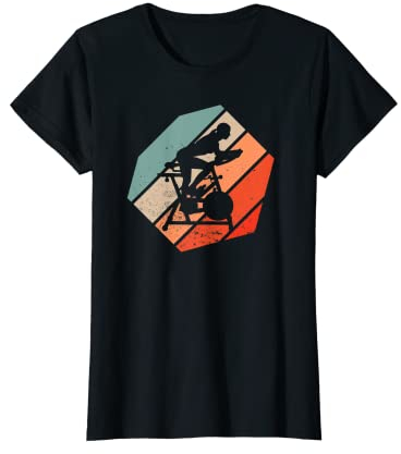 Damen Retro Spinning Evolution Damen Speedbike | Fitness Spinning T-Shirt