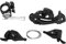 Gatuxe Bike Speed ​​Group Set, bidirektionaler Zug, strapazierfähige H/L-Einstellschraube, rostfreier Bremshebel-Schalthebel mit vorderem und hinterem Umwerfer für 10 Mountainbikes