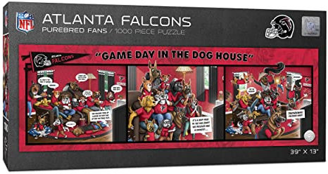 YouTheFan NFL Atlanta Falcons Game Day in The Dog House - 1000pc Puzzle
