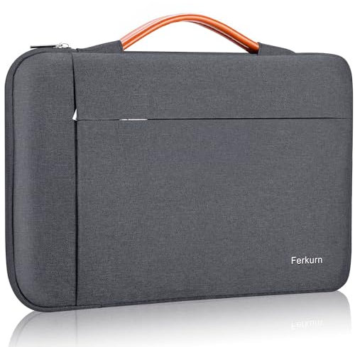 Ferkurn Laptop Chromebook Case Sleeve Cover Compatible with Macbook Air/Pro, iPad, Surface Pro, Acer, HP, ASUS Vivobook, Samsung, Waterproof Slim Carrying Computer Bag 11-11.6 inch, Gray