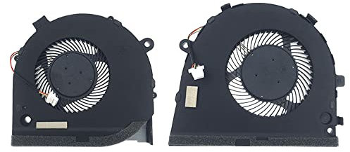 New Replacement Cooling Fans for Dell G3-3579 Gaming Series Laptop CPU+GPU Fan One Pair P/N: 0GWMFV 0TJHF2 5V 0.5A (4-Pin 4-Wire)