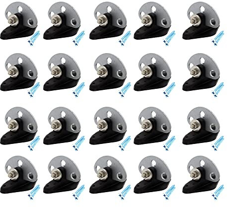 12 Pcs Pinlock insulators with 3 Point Gate Connector, Electric Fence Gate End