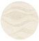 RugVista Badematte Breeze, ∅ 70 cm, Rund, Mittelflor, Anti-Rutsch, Moderner Badteppich, Maschinenwaschbar bis 30°C, 100% Baumwolle, Weiß