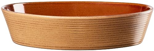 ASA Auflaufform oval, Brown kitchen'art braun 25 x 18 cm, H. 6 cm
