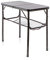 Toboli Table de Camping Pliante, 800 x 400 x 700 mm, Table Portable Noire en alu, réglable en Hauteur 33/44/56/70 cm, extérieur, BBQ, fêtes, Barbecue, Pique-Nique