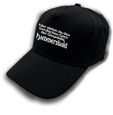 Herzbotschaft Baseball Cap | Schirmmütze | Hammersbald | Farbwahl | Unisex Baseball Mütze | hochwertiger Druck | OneSize durch verstellbaren Klettverschluss