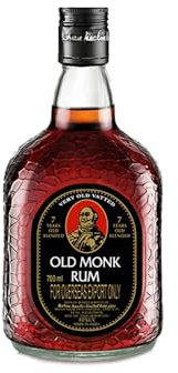 Old Monk 7 Year Old Vatted Rum 40% ABV | Dark Rum | 70cl Bottle