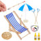 Yuanchu Mini Deko Stranddekorationen, 9 St Fishing Dekoration Miniature Zubehör Strand Deko Miniatur Set Mikrolandschaft Zen Garten Landschaftsbau Puppenhaus Geschenk Miniatur Angeln DIY Accessories