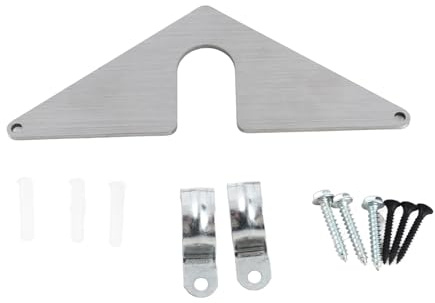 Wasserhahn-Montageplatte, Matte Oberfläche, Schlauchlatz-Montageplatte, , aus Aluminium, Rostbeständig, Kratzfest, Antioxidativ