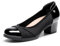 DREAM PAIRS Scarpe con Tacco a Blocco Comode da Donna e Classiche Eleganti Décolleté con Soletta Ammortizzata,Size 40.5,Nero,DWUMPU2507