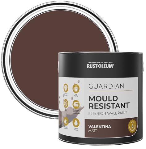 Rust-Oleum Red Guardian Mould Resistant Wall Paint - Valentina 2.5L