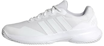adidas Men's GAMECOURT 2 Tennis Shoes, FTWR White/FTWR White/FTWR White, 8 UK