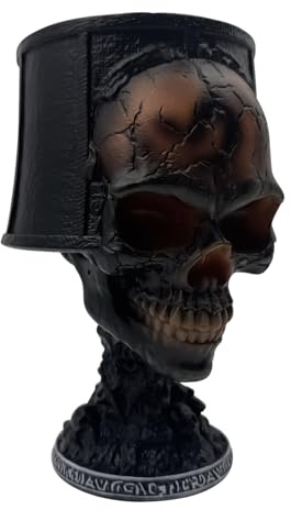 Generisch Totenkopf Lampe | Halloween Schädel Dekoration Schreibtischlampe | Halloween Deko Nachttischlampe Für Wohnzimmer Schlafzimmer Gotische Deko