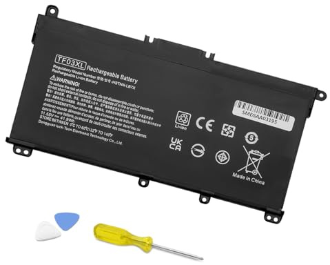 SEYGSTG TF03XL 41.9Wh Laptop Battery Compatible With HP Pavilion 14-BF 14-BK 15-CC 15-CD 15-CK 17-AR X360 14M-CD0001dx 15-CC0XX 15-CC1XX 15-CD0XX 15-CC050WM 15-CD040WM 920046-421 920046-121 920046-541