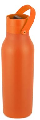 Circular&Co Recycled Stainless Steel Water Bottle 500ml – Sunrise Orange – Eco Reusable Flask, Sustainable & BPA-Free