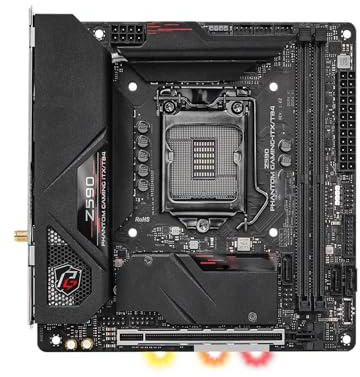 Gaming Motherboard Fit For ASRock Z590 Motherboard Mini-ITX PHANTOM GAMING-ITX/TB4 LGA1200 DDR4 64GB Support 11900 11500 10700 10100 Cpu