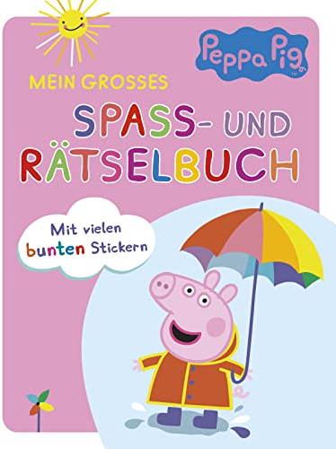 Peppa Pig • Mein großes Spaß- und Rätselbuch: Mit vielen bunten Stickern | Für Kinder ab 4 Jahren