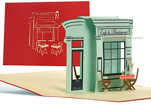 Diese-Klappkarten Gutschein Restaurant für Sie oder für Ihn, Geschenkgutschein essen gehen, Einladung zum Essen Karte, Candlelight Dinner, Brunch, Geburtstag, Jahrestag, Valentinstag, C19