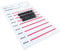 Petyoung Acrylic Lash Tile Eye Lashes Adhesive Glue Holder Pallet Eyelash Extension Tool Grafted False Eyelash Display Board Hair Dispenser