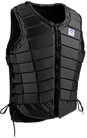 SaniMomo Horse Riding Equestrian Body Protector Safety Vest, Protection Protective Gear for Adult Kids, Boys Girls Outdoor Horse Riding - Men XL