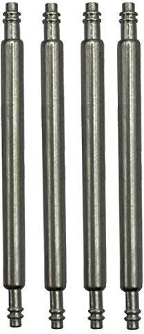 4X Eichmüller Federstege 22 mm Stegbreite Uhrenstifte 1,8 mm Stärke Federstifte Edelstahl