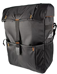 KTM Fahrrad Gepäckträgertasche Sports Carrier Bag Single 18,5 L wasserabweisend Tragegurt Hauptfach 4 Seitenfächer Regenüberzug Vario Haken