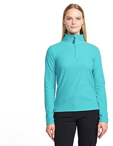 Peter Storm Women's Bracken Half Zip Fleece with Fitted Collar & Hem, Lightweight 60g Brushed Microfleece Midlayer Pullover, Ideal for Walking, Hiking & Outdoor Recreation