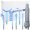 Hochfrequenzstab Gesicht, 6 Neon + Argon Hochfrequenz Hf Stab Geraet Portabler, Tragbare Hochfrequenz Hautstraffung Acne Spot Falten Remover Geschwollene Augen, Körperpflege, Gesichtsmassagegerät