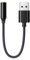 Adattatore audio da USB a jack da 3,5 mm, Connettore USB a Jack Compatibile, per cuffie con microfono supportato, Nero