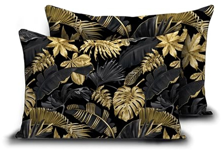 Zelesta Wonderbed Kussenslopen (80x80cm, Golden Leaves)