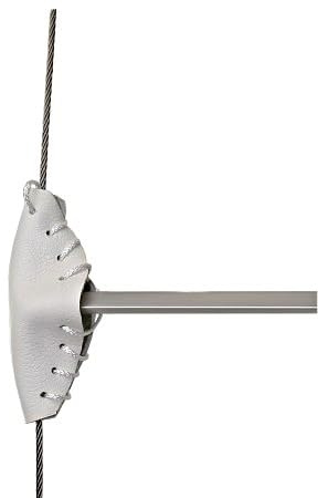 LINDEMANN Marine Boat Instruments Saling Leather Chrome Leather II Large 1 Pair