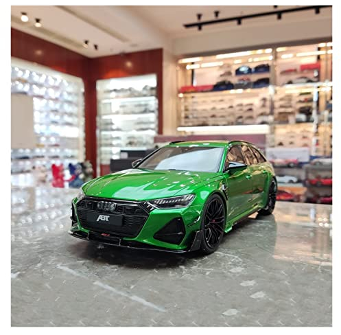 NALora Motorfahrzeuge Replika Auto 1/18 Diecast Für Audi RS6 ABT 2021 Simulation Legierung Sportwagen Modell Erwachsene Sammlung Souvenir Display Originalgetreue Nachbildung