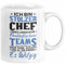 Chef Geschenk Lustig Tasse für Chef vom Team Ich Bin Stolzer Chef Eines Ungeheuer Fantastischen Teams (Weiß)