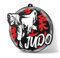 Trophy Monster Judo-Medaillen, groß, 80 mm, inklusive Bändern, für Clubs und Veranstaltungen, aus schwarz bedrucktem Acryl, 10 Stück