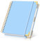 Yarotm Quaderni a Spirale A4 - Quaderno a Righe - Blu Taccuino A4 21.6x28cm - 300 Pagine/150 Fogli Block Notes A4 Copertina Rigida - Quaderni a Righe A4 Notebook Diario di Viaggio