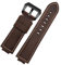 DKWOIS Lederarmband kompatibel mit Timex Kompass Uhrenarmband T2n739 T2n720 T2n721 Serie Uhrenarmband 24 * 16mm Herren konvexe Öffnung(Dark brown black)