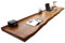CYHTYM Wandklapptisch Klappbarer Büroschreibtisch aus Kiefernholz, Kleiner Laubtisch mit Klappständer, schwebender Tisch, Tragkraft 390 kg(160x50x5cm)