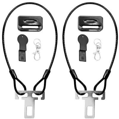 2 Pezzi Accessori Per Camper Antifurto, Blocca Sterzo Automobile, Blocco Del Volante, Per Camper, Serratura Antifurto 60 Cm Protezione Antifurto Per Porta, Serratura Per Roulotte, Veicoli Commerciali
