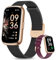 Sanorum Smartwatch Donna, 1.47 Orologio Fitness, 24 Modalità Sport, Cardio SpO2 Sonno Activity Tracker Passi Calorie, Fisiologia Femminile Notifiche Impermeabile IP68 Android iOS Nero
