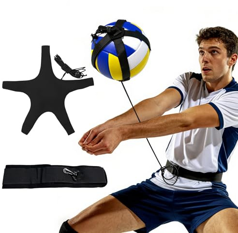 ELNLE Volleyball Trainingsgeräte Angriff, Volleyball Spike Trainer Zubehör Training, für Volleyballspieler & Anfänger Spiken, Servieren, Armschaukel