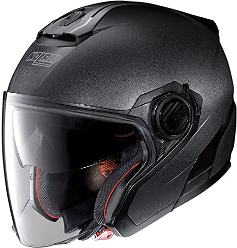 Nolan unisex Nolan N40-5 speciel N-com sort graphite HELMET, BLACK GRAPHITE, L EU