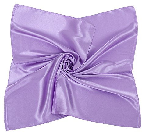 PB-SOAR Einfarbiger Schal Bandana Halstuch Kopftuch Nickituch, 13 Farben auswählbar (Violett)